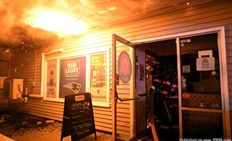 Three-Alarm Fire Destroys Beanie’s Bar & Grill in Loudon