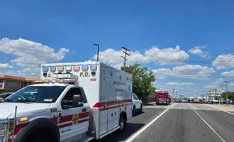 Gas Tanker Overturns on Rockaway Boulevard, Emergency Crews Rush to Scene