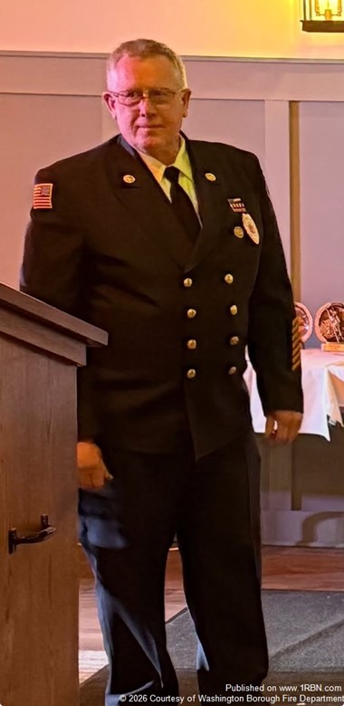 Washington Borough Fire Department Honored Chief
