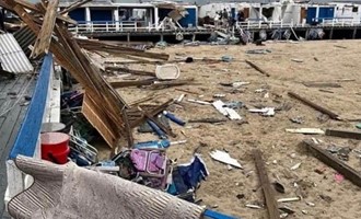 Tornado Strikes West Atlantic Beach, Long Beach Fire Crews Rush In to Help