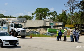 Crane connects with power line, killing operator