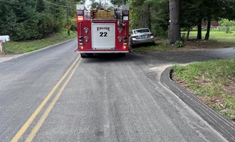 MVA Sends Vehicle Into Woods on Weaver Hill Road