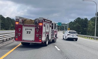 MVA on I-95 North Brings West Greenwich Crews to Exit 21