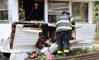 Mobile Home Fire in Lyman