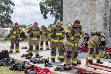 VSPD Class 2503 Conducting Live Fire Training at Citrus County Fire Training Center