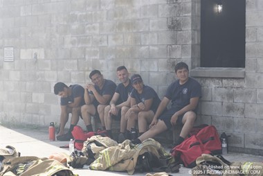 Members of VSPD Class 2503 Take a Breather During Live Fire Training