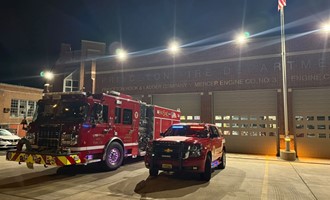 Kingston Firefighters Help Keep Princeton Covered Overnight