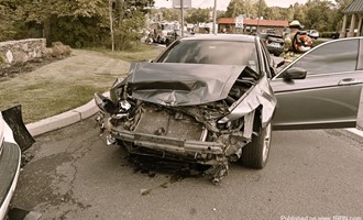 Three vehicle MVA injuries