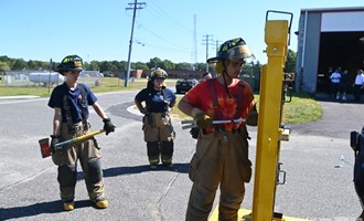 Over 100 Junior Firefighters Train at Suffolk County Fire Academy During FASNY Youth Days