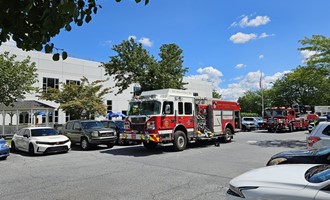 Commerical Structure Fire at Nestle Water