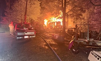 Overnight Structure Fire Turns Chaotic on Faraway Road: Apparatus Stolen During Dalton Response in Coos County