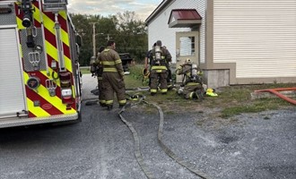 Ferrisburgh Firefighters Train with New Engine 2 and Floating Pump