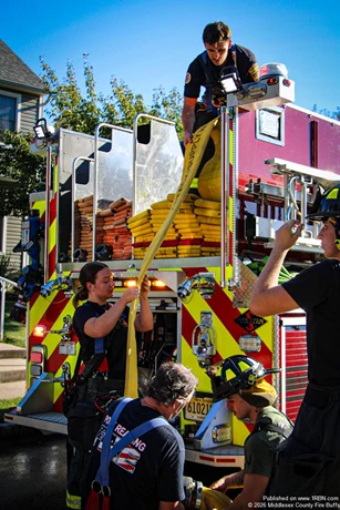 Avenel Working Attic Fire