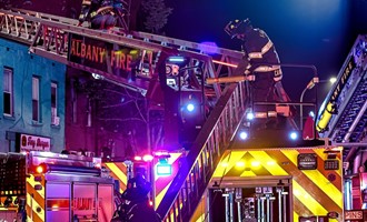 Vacant Building Fire Under Investigation On Central Avenue
