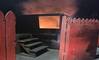 Small Fire, Quick Work: Cortlandville Crews Handle Dumpster Blaze