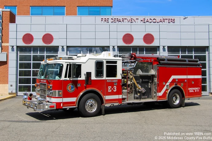 Perth Amboy Spare Engine 3. 1998 Pierce Dash 2000/750/30F Ex Hillsborough Township Fire Company No. 2
