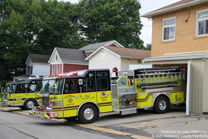 Patterson Heights Engine 33-2. 2001 E-One Cyclone pumper / 2015 refurb 1250/1000