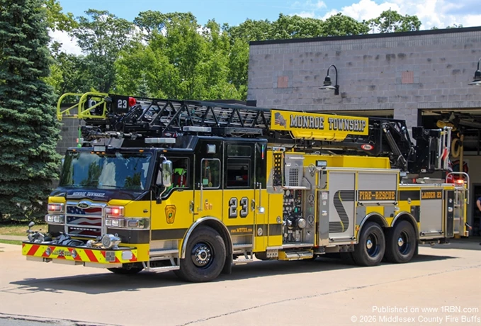 Monroe Ladder 23. 2019 Pierce Velocity Notched 7010 6x4 2000/500/30F/107