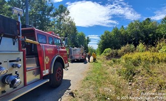 Aurora firefighters contain woods fire to half an acre