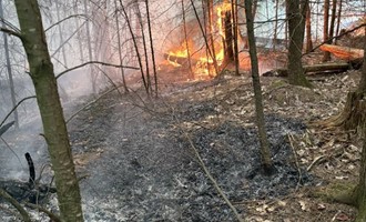 Clinton crews, mutual aid contain woods fire amid high fire danger