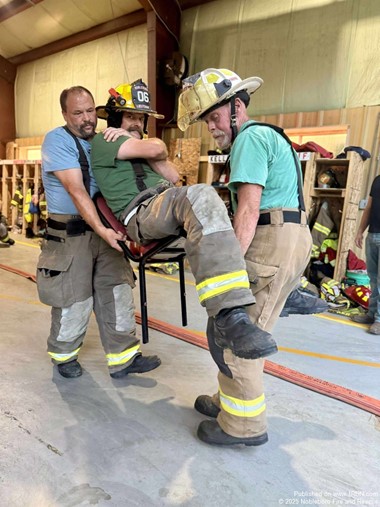 Nobleboro, Bremen firefighters train on rescue carries and drags