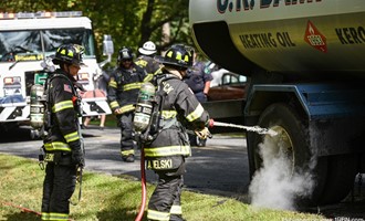 Close-Call Fuel Truck Brake Fire on Fruitville Rd