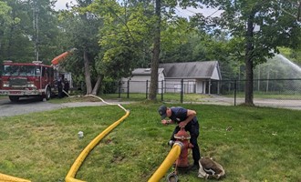 A-Shift Firefighters Sharpen Skills with Aerial Ladder Training