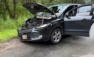 Whitesville Crews Responded to Vehicle Fire in West Union