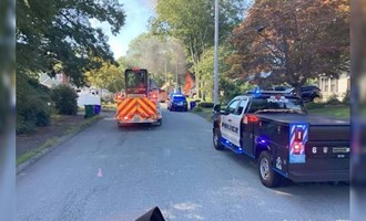 Morning Response on Burt Street: Attleboro Crews Stop Garage Fire From Spreading