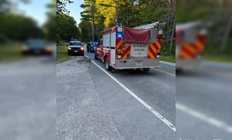 Serious Collision on Route 103A: Newbury Crews Respond to Major Crash