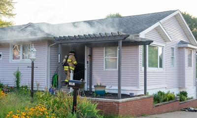 Smoke Showing from Coshocton Home