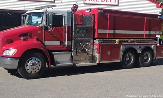 Pittston Firefighters Provided Mutual Aid at Richmond Structure Fire