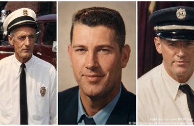 Ashland Honors Chief Moran, Lt. Barry and Firefighter Rebenacker