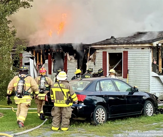 House fire on Ferguson Road in Seneca,