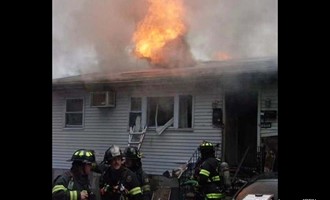 Heavy Fire in Hawthorne: Ridgewood Engine 35 Joins Multi-Company Battle at Fast-Moving Structure Fire