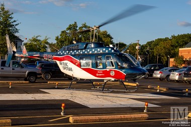 Air Evac 107 at Coshocton Regional Medical Center