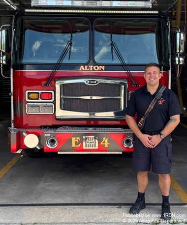 Alton Fire Welcomes New FF/EMT