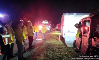 Bartlett Firefighters Recheck Hart’s Location Fire