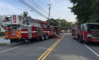 Long Hill firefighters rescue pets from basement fire in Trumbull