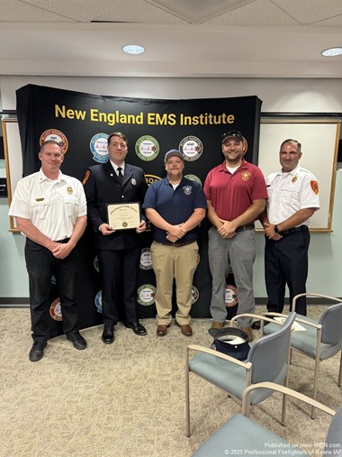 Keene Firefighter Earns Paramedic Certification