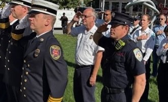 New Canaan firefighters honor Sept. 11 victims and responders