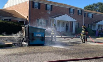 No Holiday Break: Clementon Volunteers Extinguish Labor Day Dumpster Fire