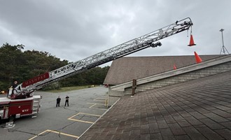 Mashpee Crews Tackle Ladder Drill