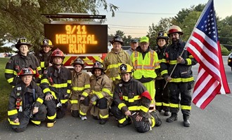 Avon Fire Honors 9/11 with Tribute Run