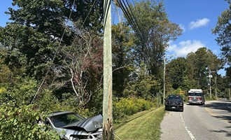 Bantam Fire Responded to Bantam Lake Road Crash