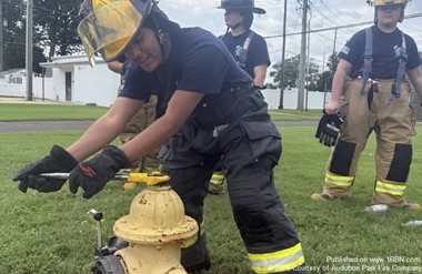 Audubon Park Fire Trains New Junior Firefighters