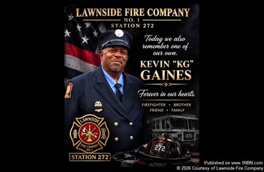 Lawnside Fire Remembers Kevin “KG” Gaines