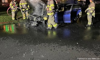 Clayton Squad 41 Responds to Vehicle Fire