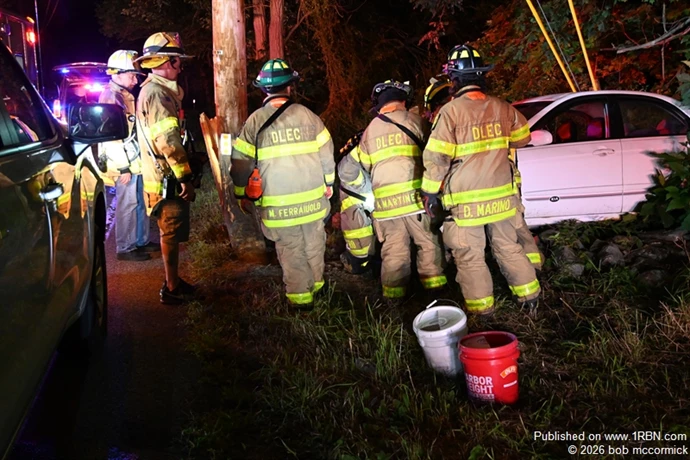 Vehicle into pole