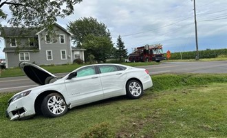 Single-Vehicle Crash on Bluefield Road: Fleming Fire and EMS Respond to Intersection Collision